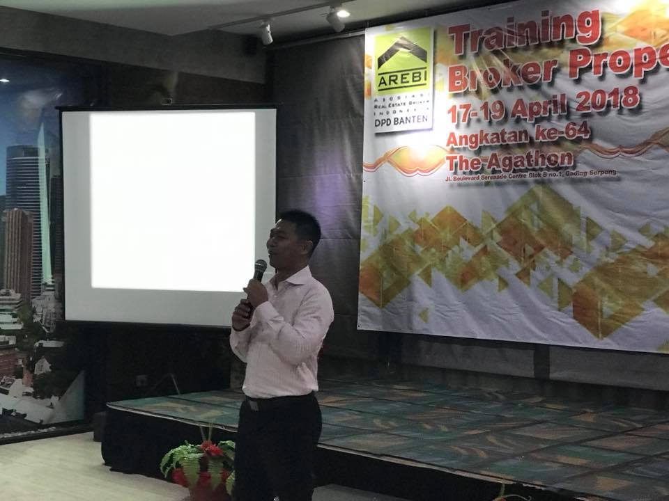 Training Broker Properti Indonesia, 17-19 April 2018